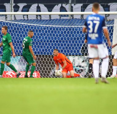 Lech Poznań - Warta Poznań. Adrian Lis