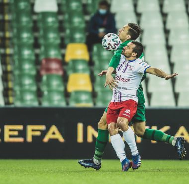 Mateusz Kupczak w meczu Podbeskidzie Bielsko-Biała - Warta Poznań