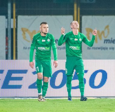 Stal Mielec - Warta Poznań 0:1. Mateusz Kuzimski, Michał Jakóbowski