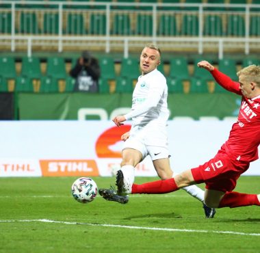 Warta Poznań - Wisła Kraków 2:1. Jan Grzesik
