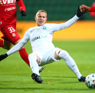 Warta Poznań - Wisła Kraków 2:1. Mateusz Kuzimski