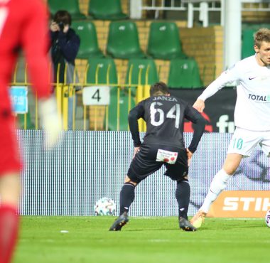 Warta Poznań - Górnik Zabrze. Adrian Laskowski