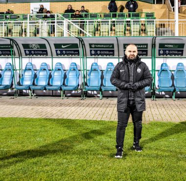 Warta Poznań - Wisła Kraków 2:1. Trener Piotr Tworek