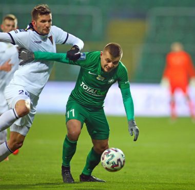 Warta Poznań - Pogoń Szczecin 1:2. Michał Jakóbowski