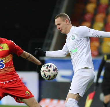 Jagiellonia Białystok - Warta Poznań 4:3. Mateusz Kuzimski