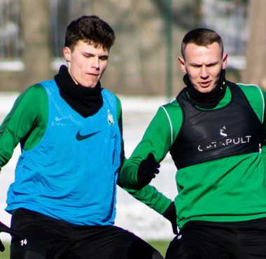 Trening Warty Poznań. Albert Żerkowski i Mateusz Kuzimski