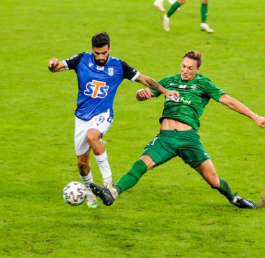 Lech Poznań - Warta Poznań. Mateusz Kupczak