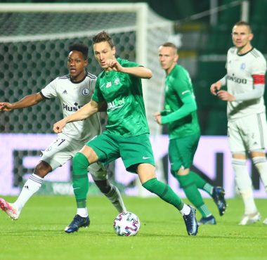 Warta Poznań - Legia Warszawa. Mateusz Kupczak