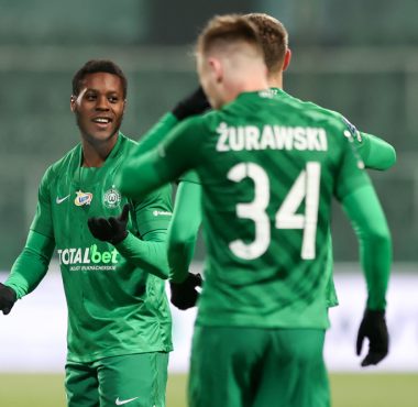 Warta Poznań - Wisła Płock 2:0. Makana Baku