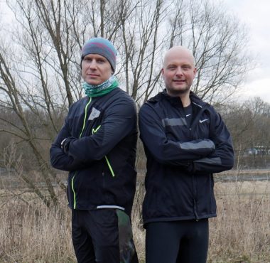 Bartosz Wolny i Maciej Kaczmarek - Bieg Rzeźnika na rzecz amp futbolu Warty Poznań