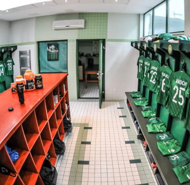 Szatnia piłkarzy Warty Poznań