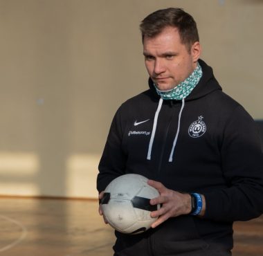 Łukasz Nowak trener Akademii Warty Poznań