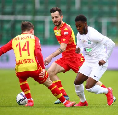 Warta Poznań - Jagiellonia Białystok 2:0. Makana Baku