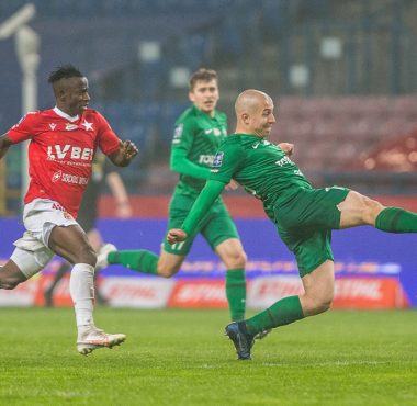 Wisła Kraków - Warta Poznań 0:1. Jakub Kuzdra