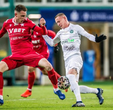 Warta Poznań - Wisła Kraków. Mateusz Kuzimski