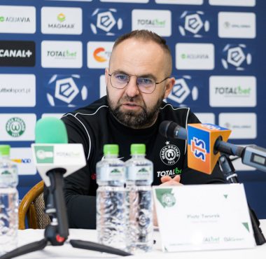 Warta Poznań - Jagiellonia Białystok 2:0. Trener Warty Poznań, Piotr Tworek