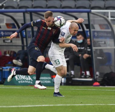 Pogoń Szczecin - Warta Poznań 1:1. Jakub Kuzdra