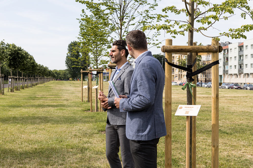 Aleja Warciarzy, otwarcie. Jarosław Żubka