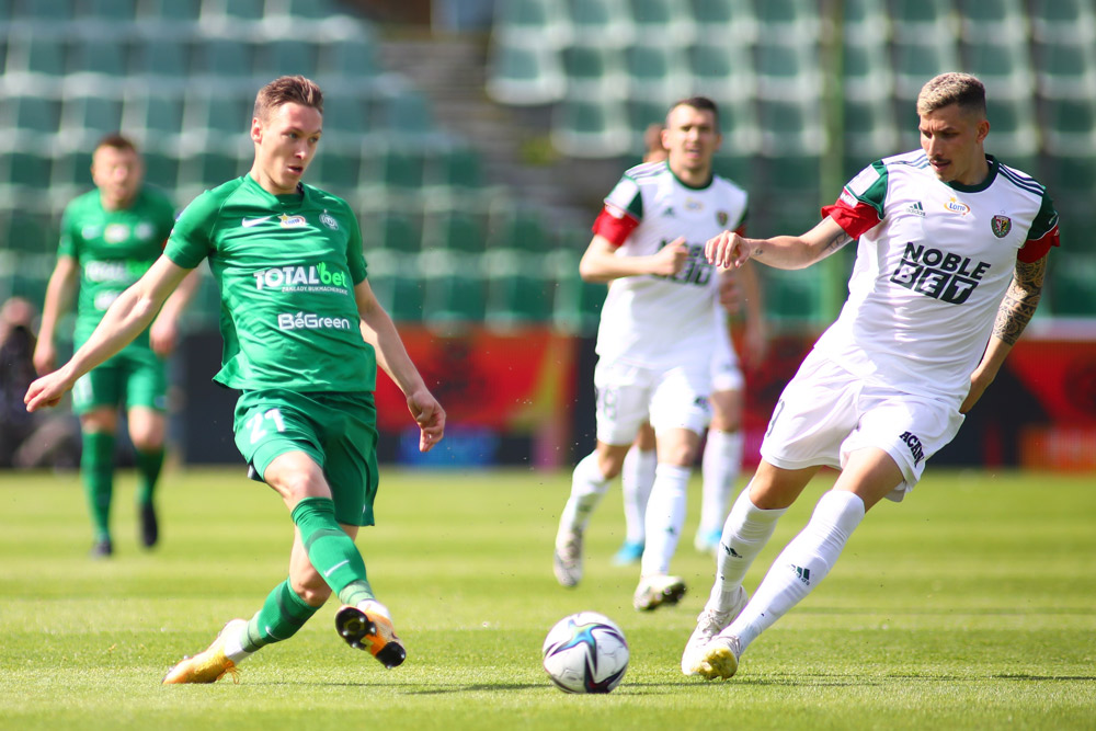 Warta Poznań - Śląsk Wrocław. Mateusz Kupczak