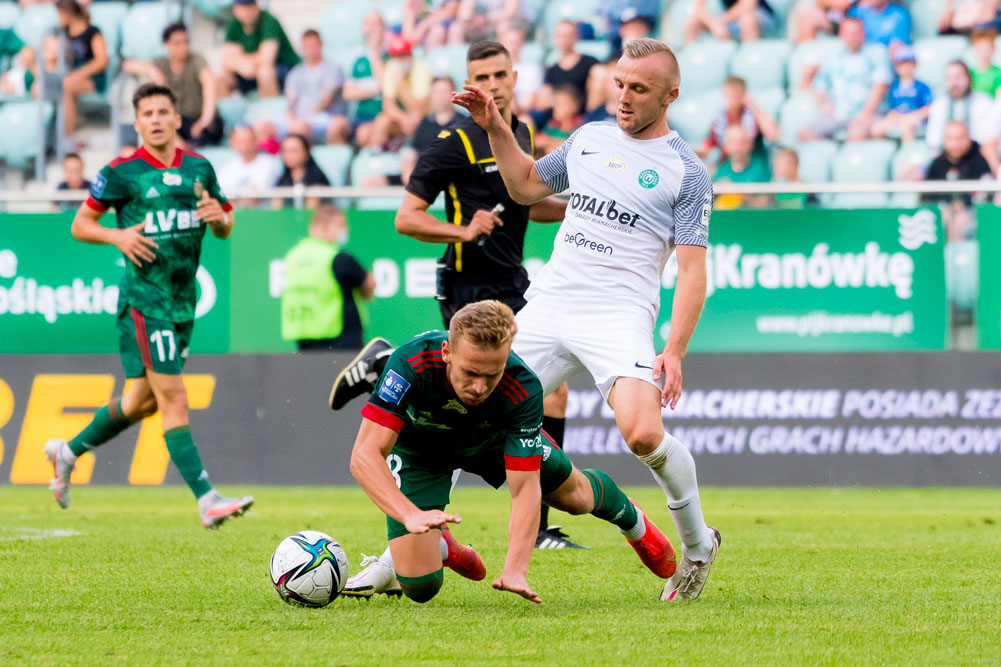Śląsk Wrocław - Warta Poznań 2:2. Jan Grzesik - szczegółowe statystyki
