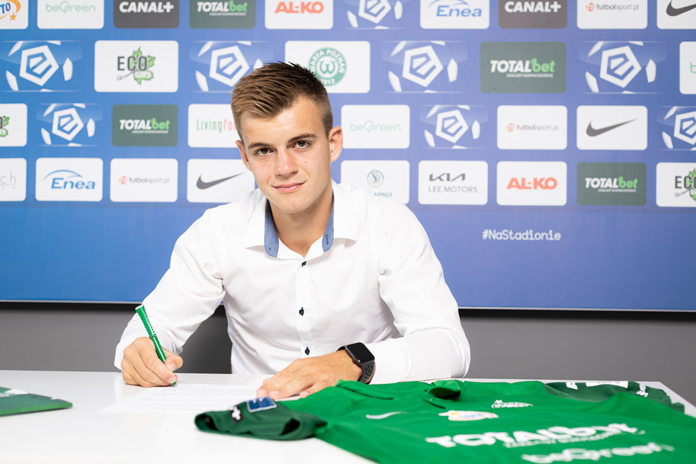 Szymon Soiński podpisał kontrakt z Wartą Poznań