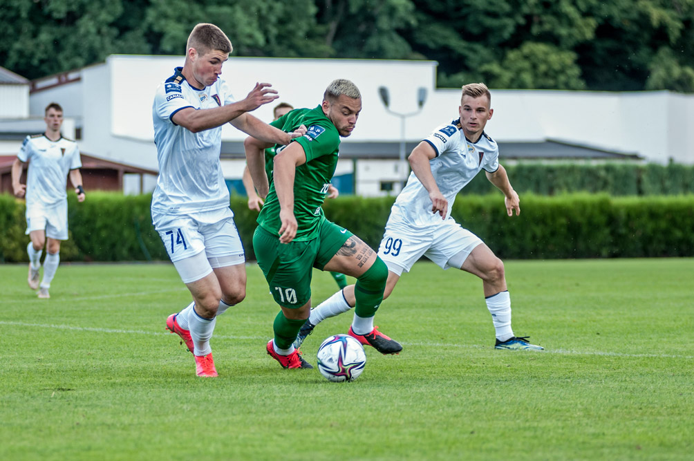 Pogoń Szczecin - Warta Poznań 2:1 w sparingu. Milan Corryn