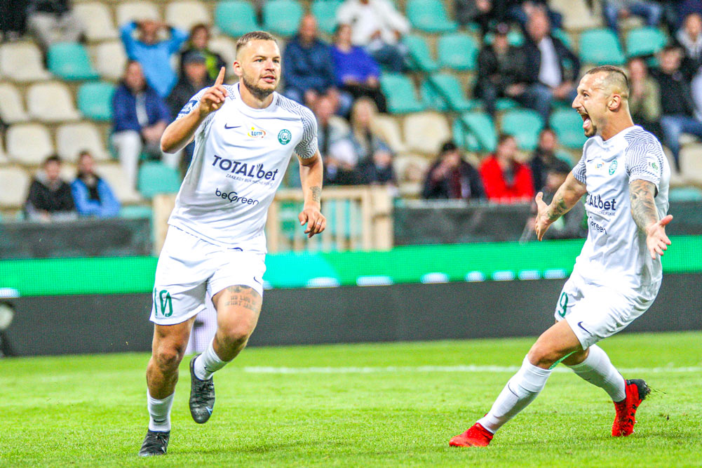 Górnik Łęczna - Warta Poznań 0:4. Milan Corryn i Adam Zrelak