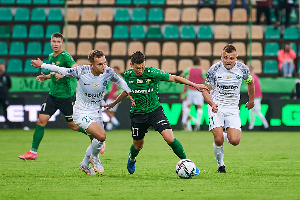 Górnik Łęczna - Warta Poznań. Konrad Matuszewski i Michał Jakóbowski