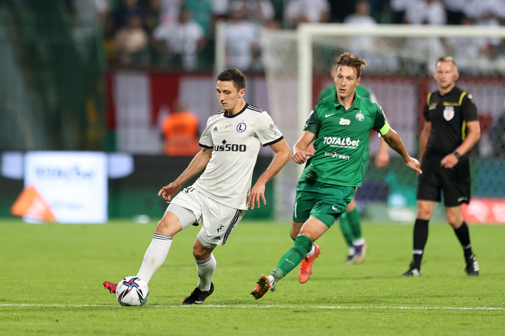 Warta Poznań - Legia Warszawa 0:2. Mateusz Kupczak