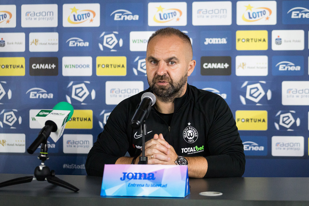 Radomiak Radom - Warta Poznań 1:0. Trener Piotr Tworek