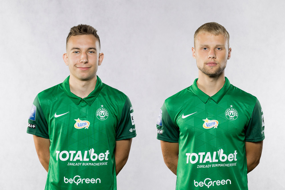Konrad Matuszewski i Szymon Czyż z Warty Poznań w reprezentacji Polski U-20
