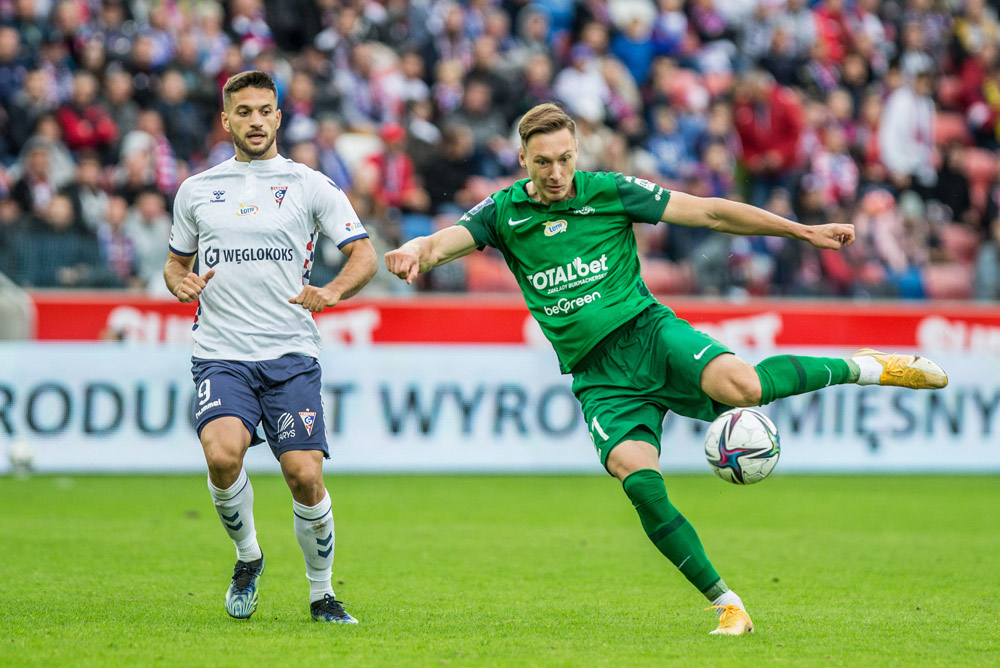 Górnik Zabrze - Warta Poznań 1:0. Mateusz Kupczak