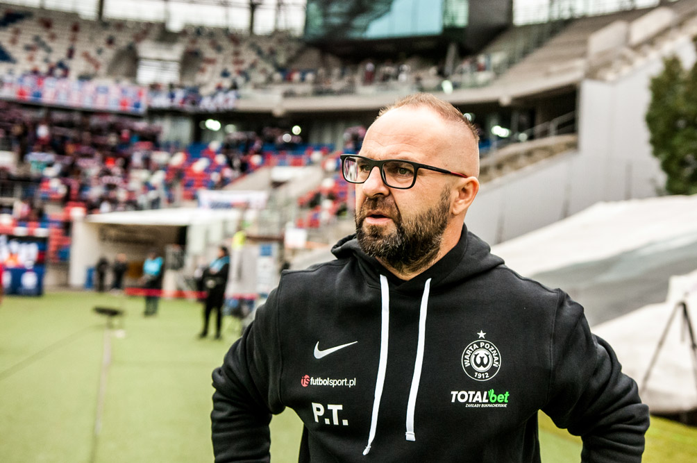 Górnik Zabrze - Warta Poznań 1:0. Trener Piotr Tworek