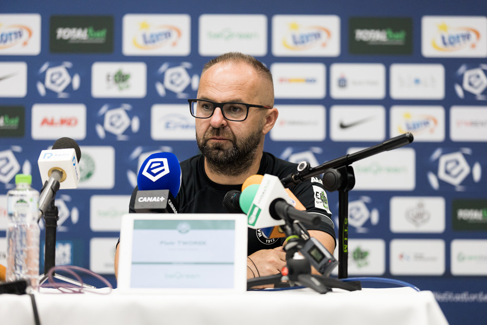 Warta Poznań - Bruk-Bet Termalica Nieciecza 0:0. Trener Piotr Tworek