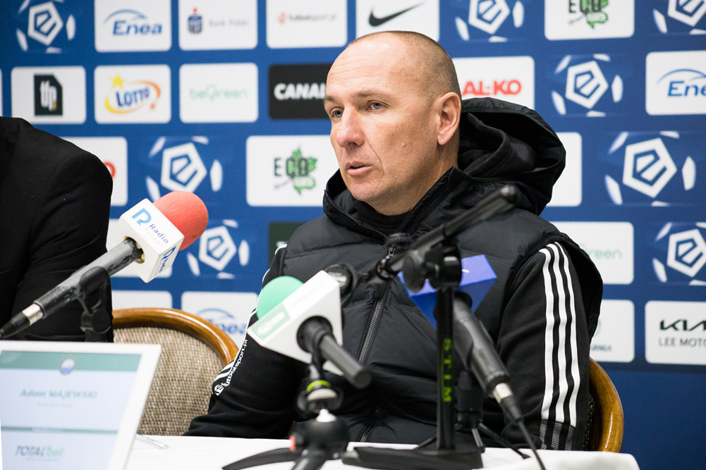 Warta Poznań - Stal Mielec 0:0. Adam Majewski