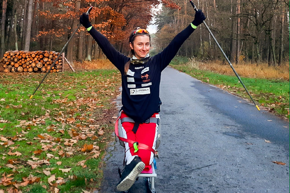 Monika Kukla w drużynie amp futbolu Warty Poznań