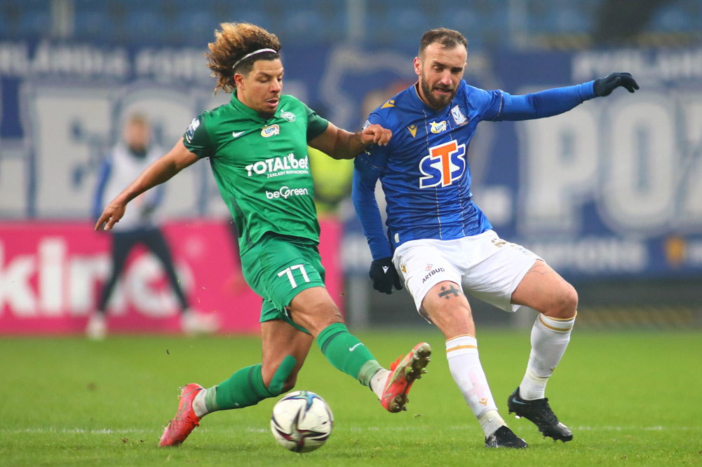 Lech Poznań - Warta Poznań 2:0. Derby Poznania. Jayson Papeau