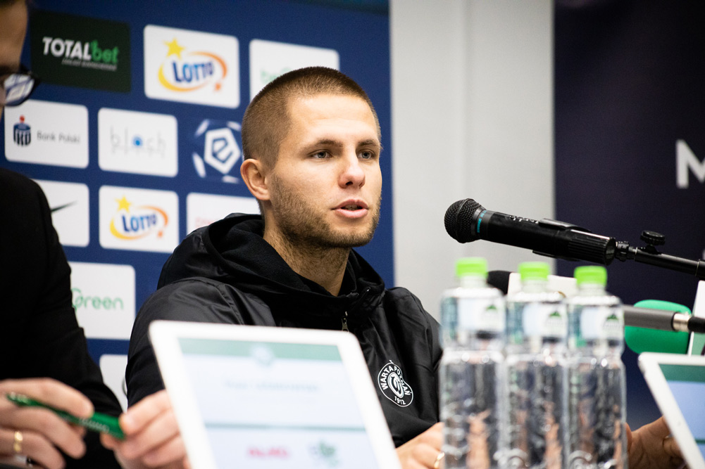 Warta Poznań - Wisła Płock 1:2. Trener Dawid Szulczek