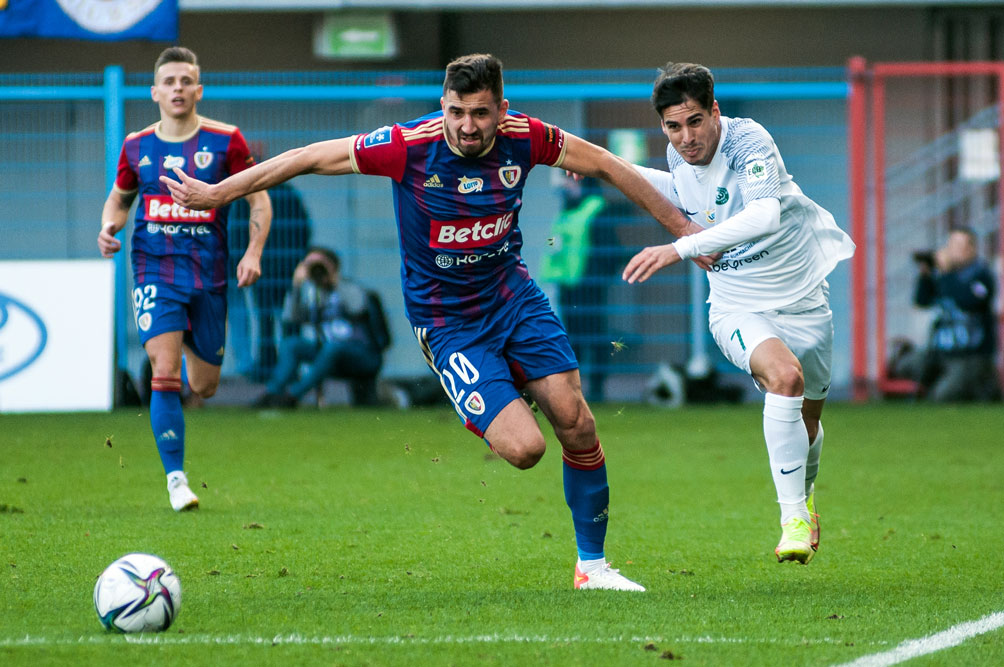 Piast Gliwice - Warta Poznań 0:1. Mario Rodriguez; szczegółowe statystyki