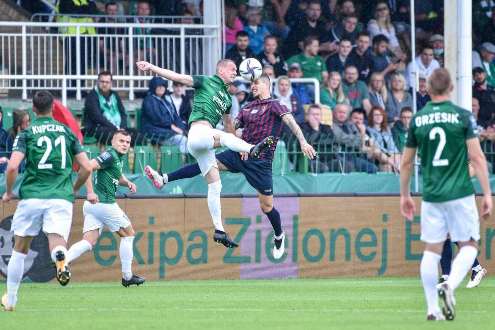 Warta Poznań - Pogoń Szczecin. Mateusz Kuzimski