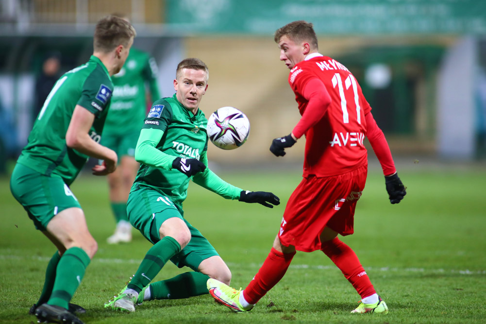 Warta Poznań - Wisła Kraków 1:1. Michał Kopczyński