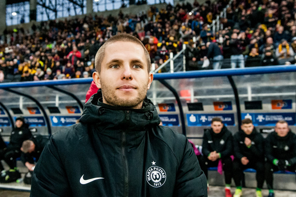 Pogoń Szczecin - Warta Poznań 1:1. Opinie trenerów, trener Dawid Szulczek