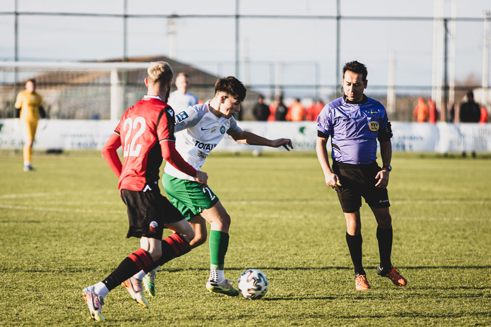 Warta Poznań - Shkendija Tetowo 1:3 w sparingu w Turcji. Kajetan Szmyt