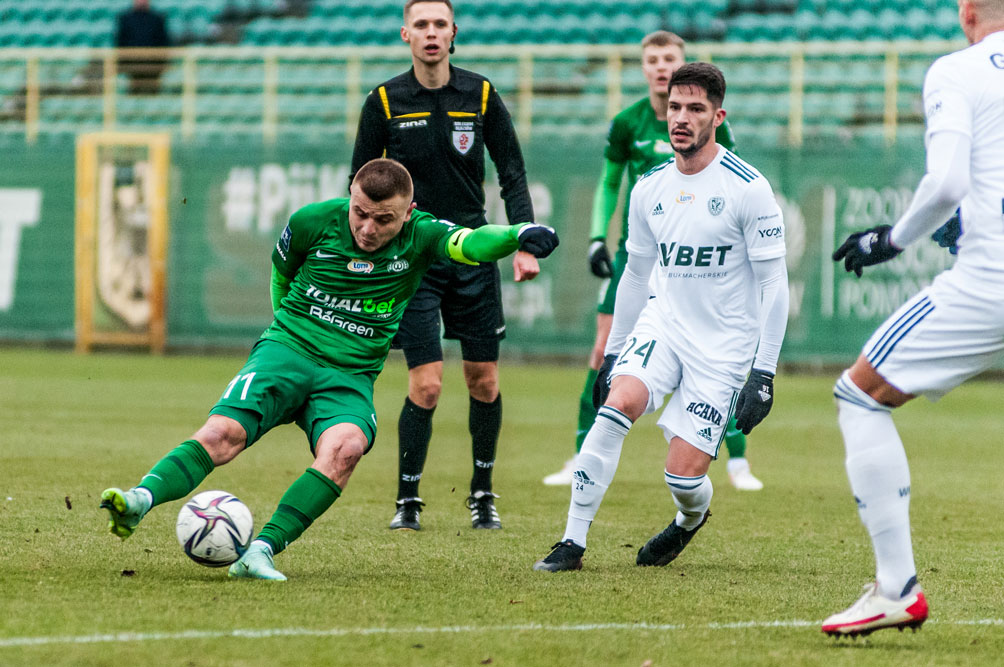 Sparing Śląsk Wrocław - Warta Poznań 1:0. Michał Jakóbowski