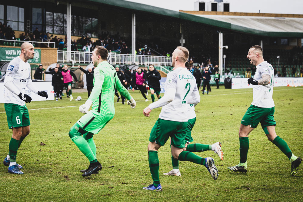 Warta Poznań - Górnik Łęczna 1:1. Najskuteczniejsi, Adrian Lis, Łukasz Trałka, Adam Zrelak