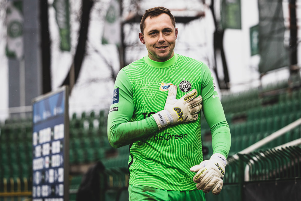 Warta Poznań - Górnik Łęczna 1:1. Adrian Lis