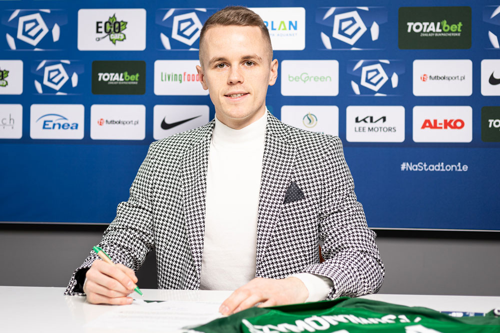 Nowy kontrakt Dawida Szymonowicza z Wartą Poznań
