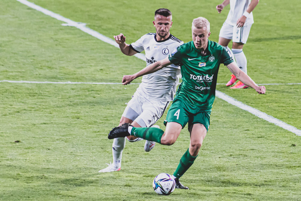 Warta Poznań - Legia Warszawa. Robert Ivanov
