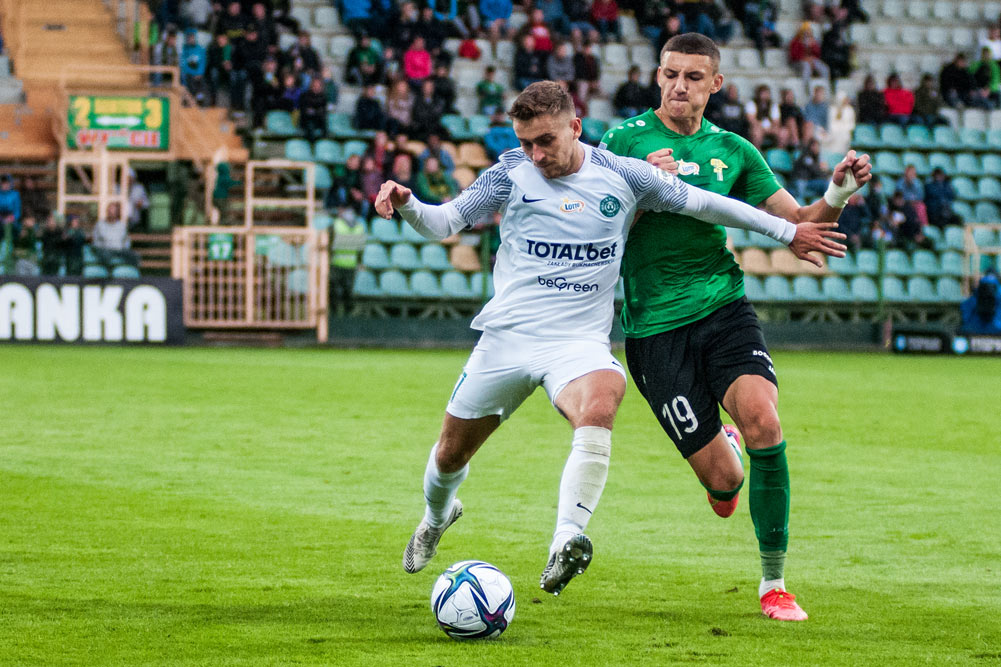 Górnik Łęczna - Warta Poznań. Mateusz Czyżycki