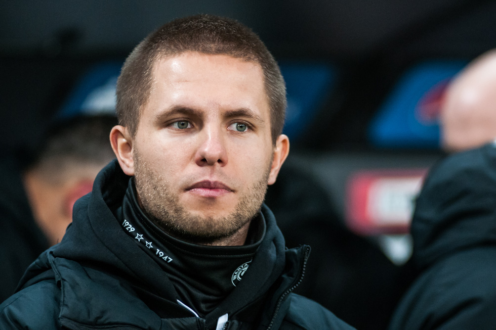 Legia Warszawa - Warta Poznań 0:1. Trener Dawid Szulczek